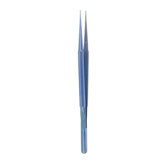 7 1/4 FineTouch Ring Tip Forceps  titanium straight