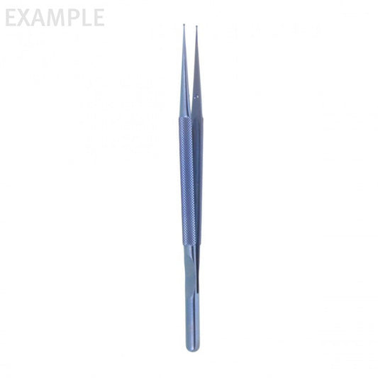 8 1/4 FineTouch Ring Tip Forceps  titanium straight