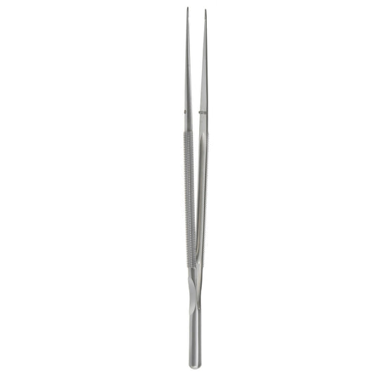 8 1/4" FineTouch Tissue Forceps with a straight handle and platform