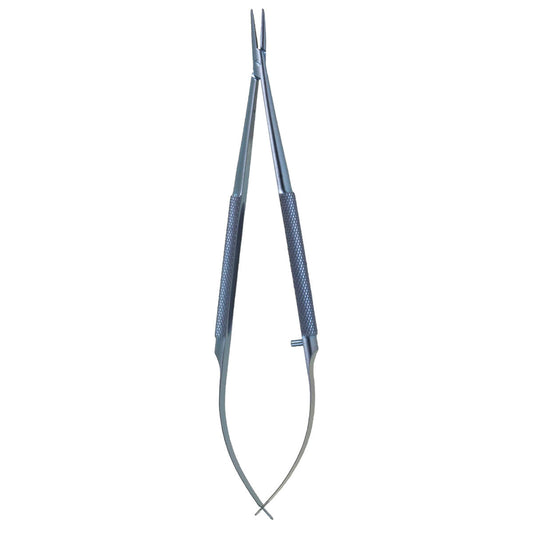 6 1/4" Castroviejo Needle Holder  LighTouch curved no lock