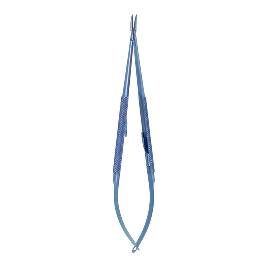 7 1/4" Jacobson LighTouch Needle Holder  curved lock