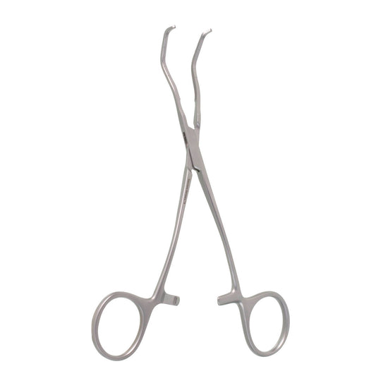 6&#8243; Thompson Carotid Clamp &#8211; curved shanks