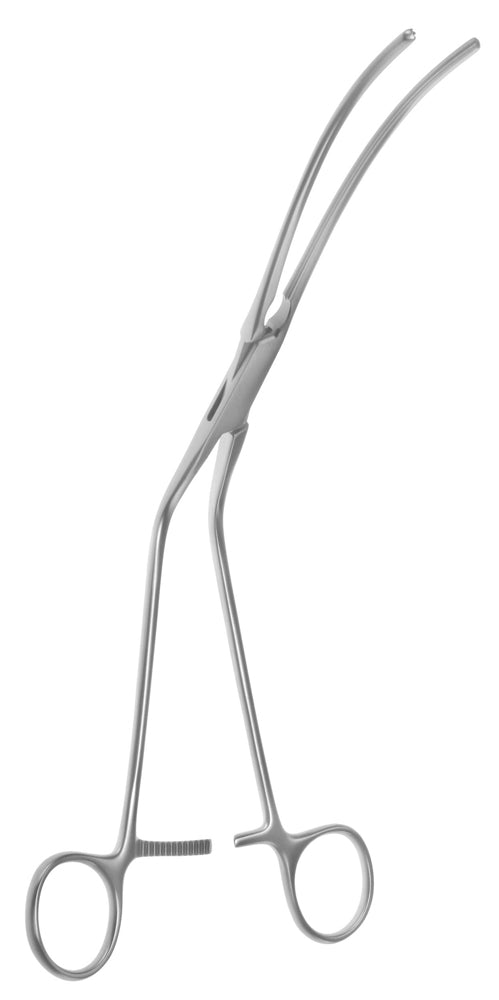 Crawford Thoraco-Abdominal Aneurysm Clamp  curved jaw angled handle