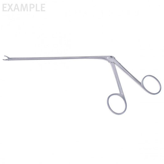 Micro Alligator Forceps -.5mm cup 5.5 shaft curved right