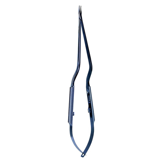 Titanium Micro Needle Holder – Bayonet, Curved, Locking