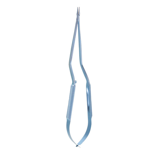 Titanium Malis Needle Holder – Bayonet Straight 0.6mm Tip, w/o Lock