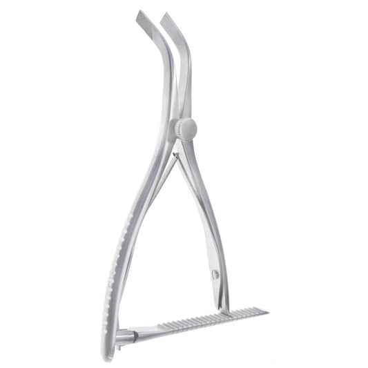 Saxena Bone Grafting Retractor, x- serrated tips,