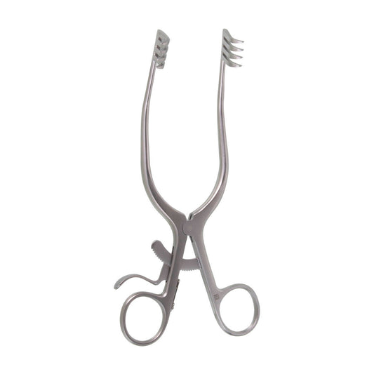 Adson Cerebellum Retractor, 7 1/2&; angled, Shrp