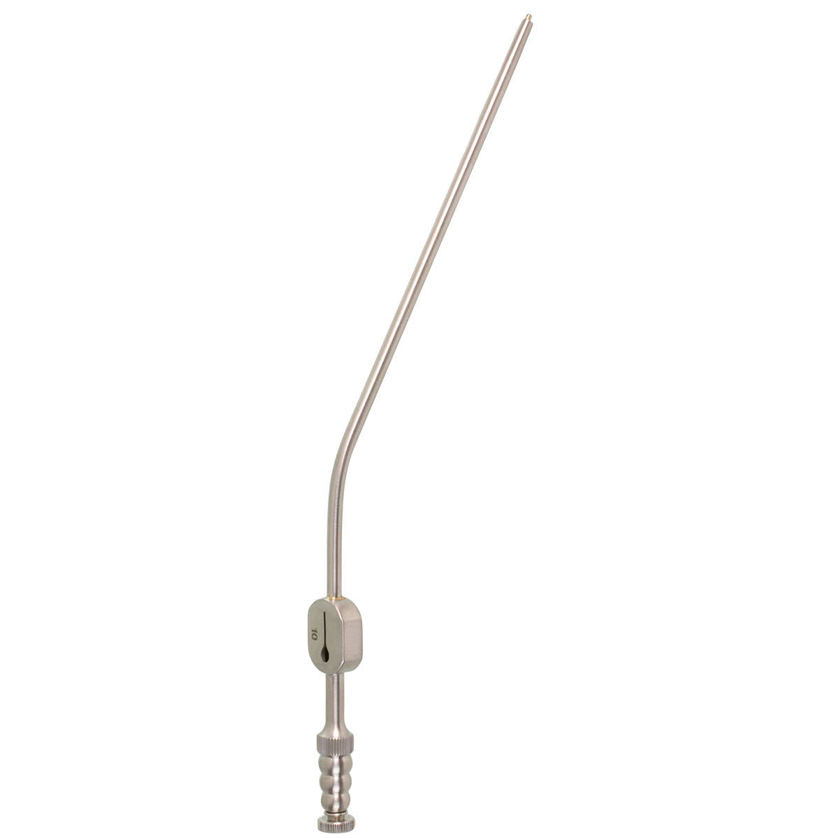 Raindrop Suction Tube – 10fr Tapered Angled W/L 5"