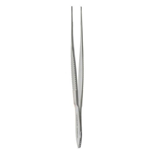 Dress Forceps  serrated stnd tips straight