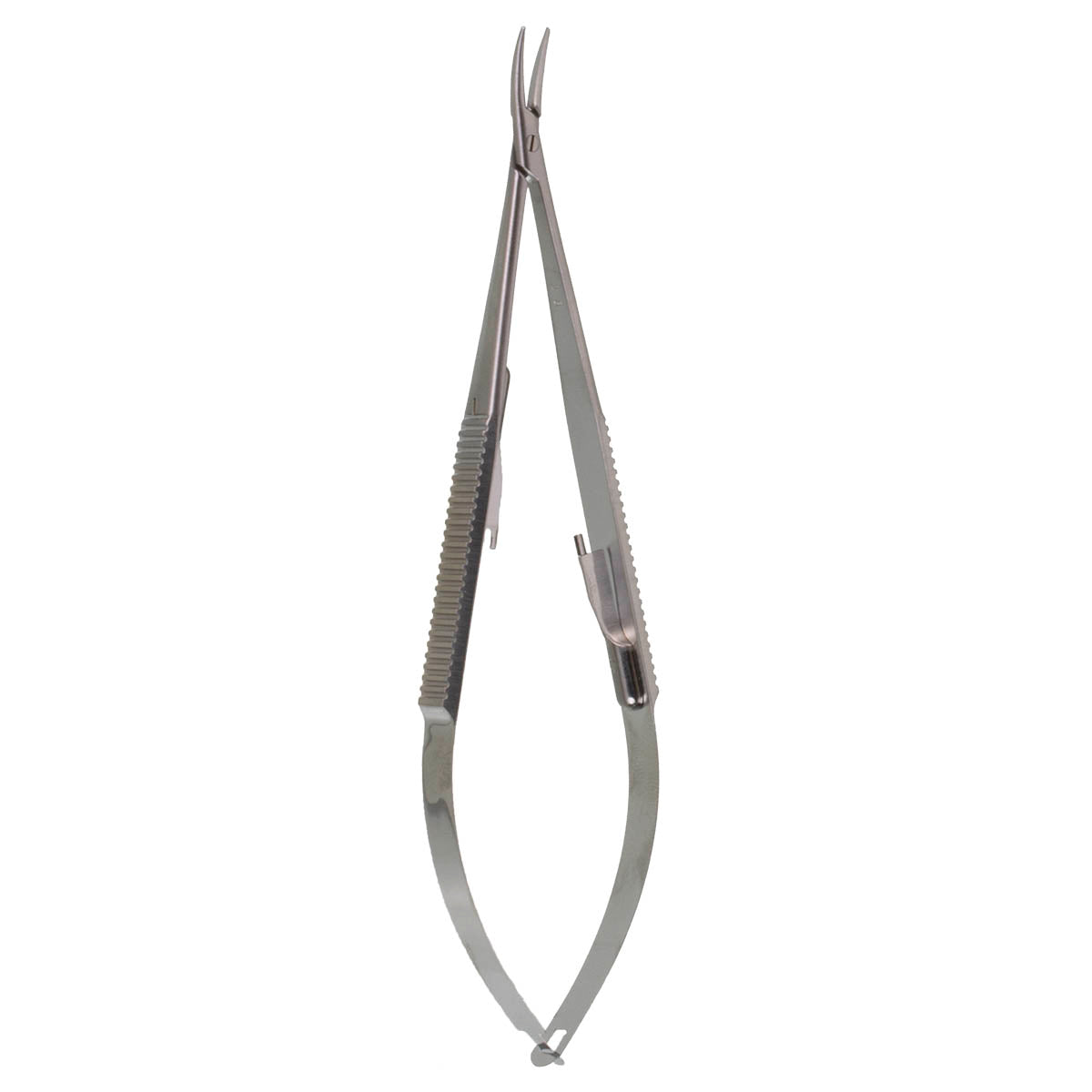 10mm Castro Needle Holder w/lock curved delicate 142mm length