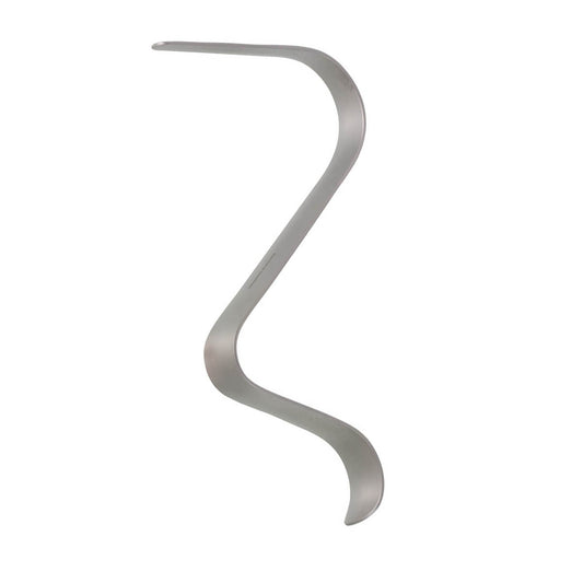 4 3/4" Tessier Maxillo Double Curve Retractor with Nasal Bridge.