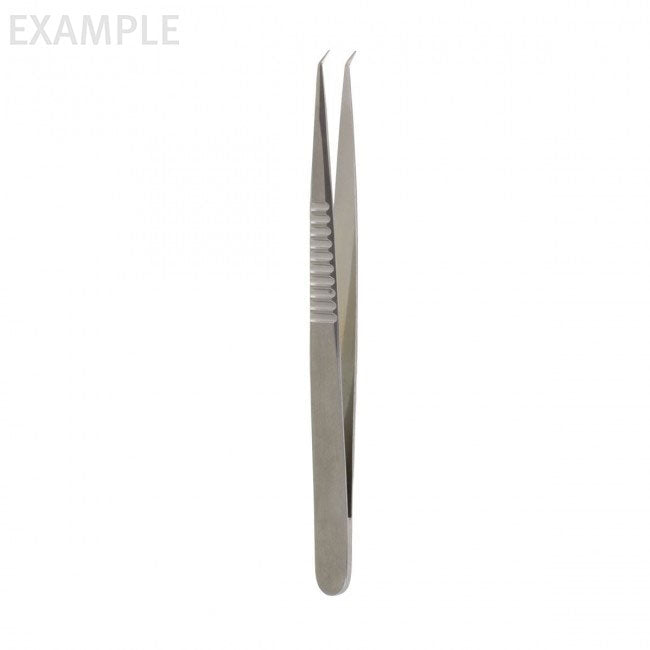 Micro Jeweler Forceps .3mm tips angled 40° 7mm handle 5 1/4