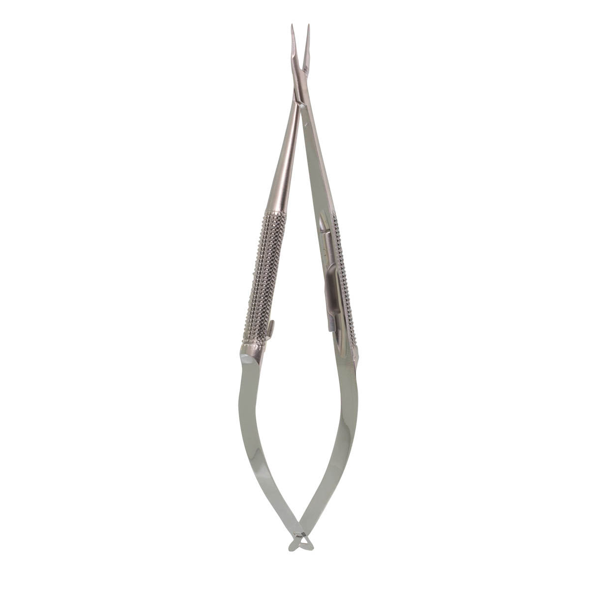 5 Needle Holders 8mm handle .4mm tips straight w/ lock