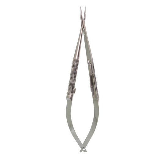5 Needle Holders 8mm handle .4mm tips straight w/ lock