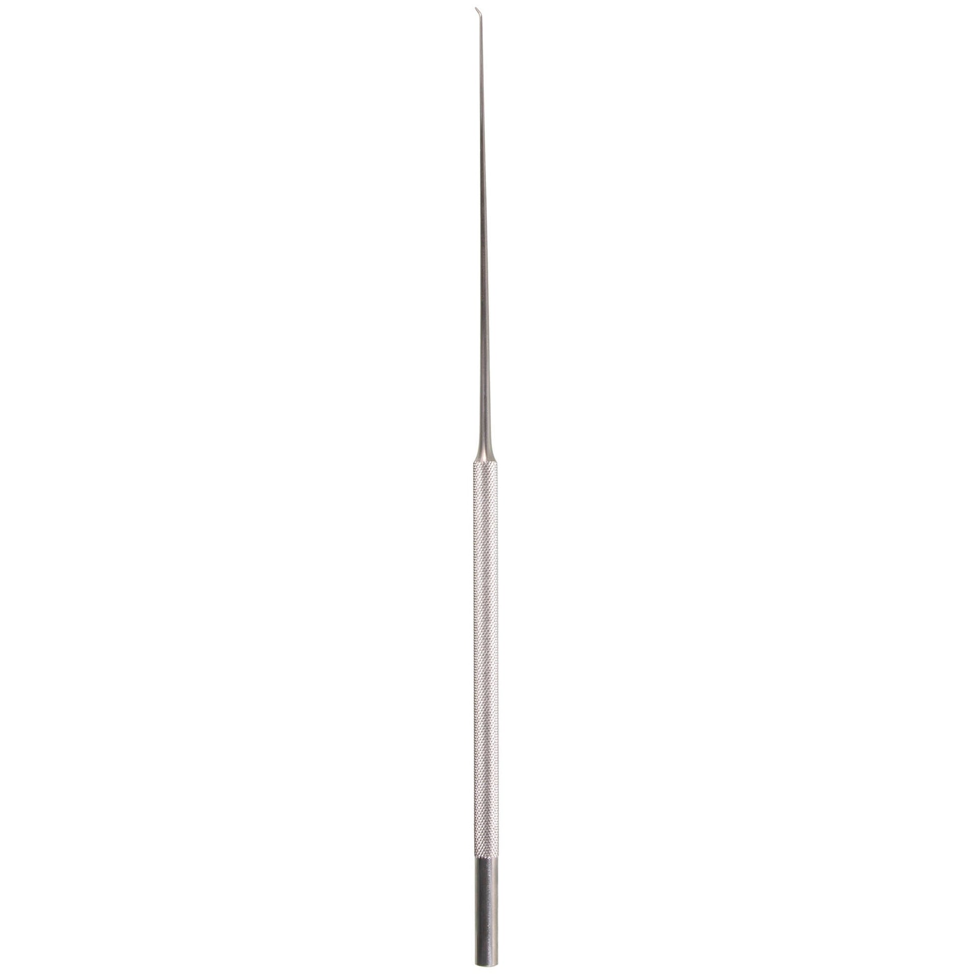 Rhoton Hook — Semi-Sharp, Angled 45°, No. 11, 190mm — Stainless Steel