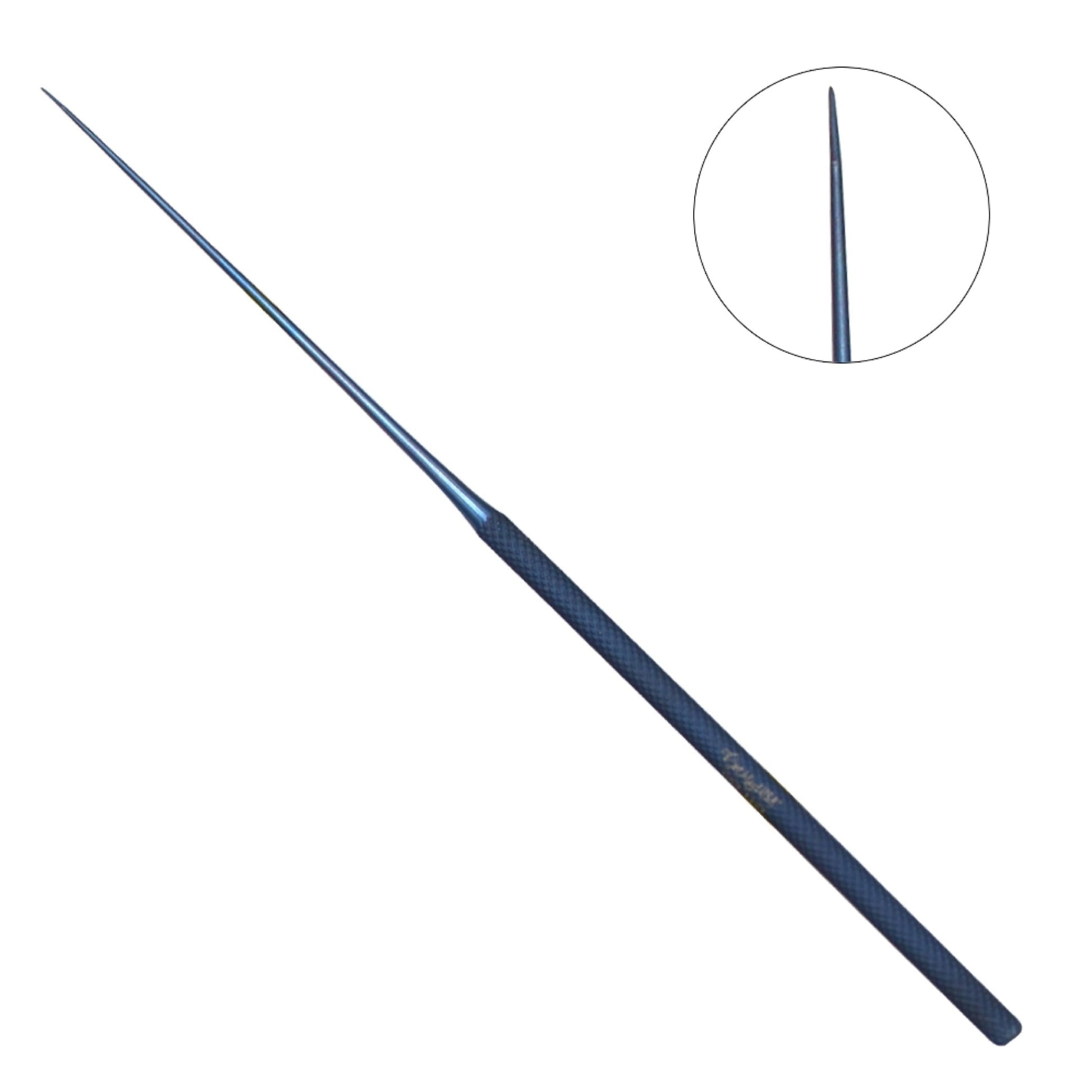 Rhoton Needle — Straight, No. 12, 190mm — Titanium