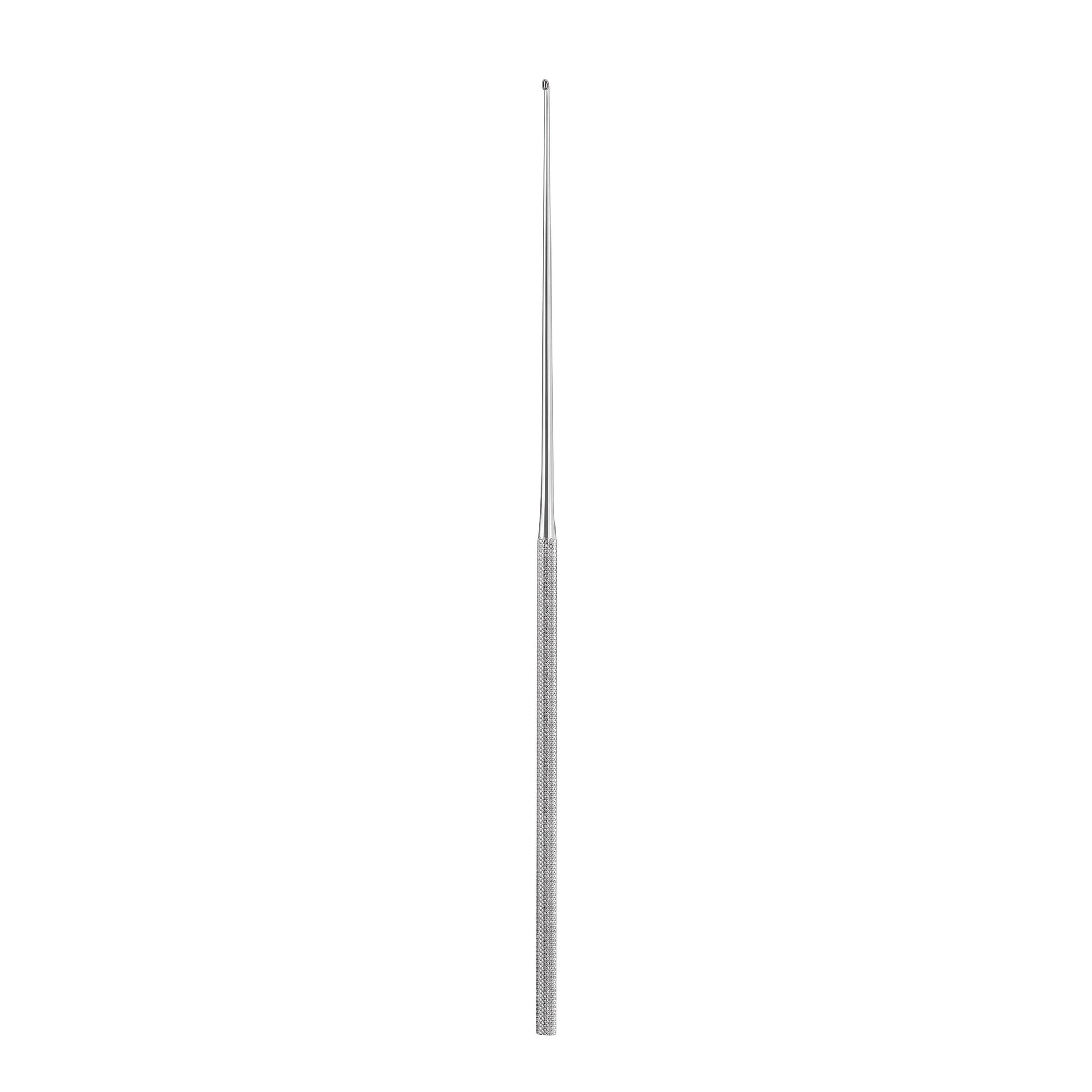 Rhoton Curette — Small Oval, No. 13, 190mm — Stainless Steel