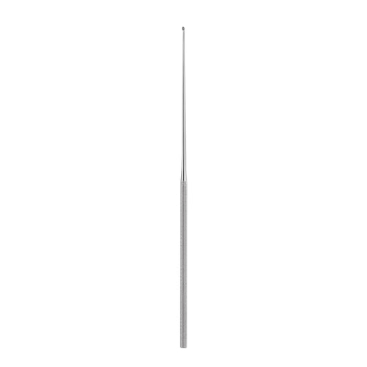 Rhoton Curette — Small Oval, No. 13, 190mm — Stainless Steel