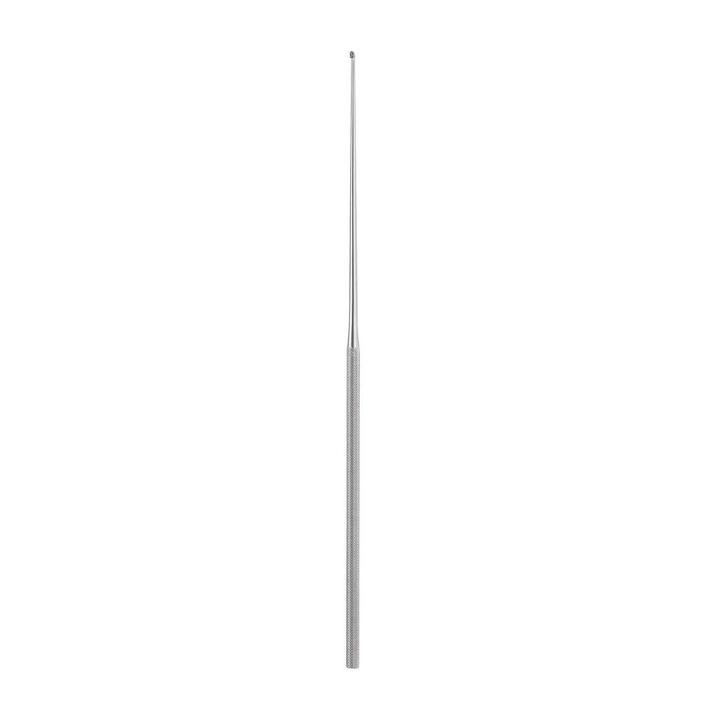 Rhoton Curette — Large Oval, No. 14, 190mm — Stainless Steel