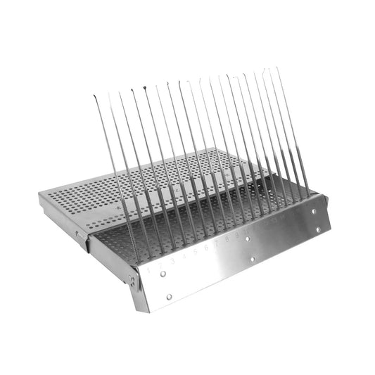 Rhoton Set — Stainless Steel, 19 Instruments + Tray